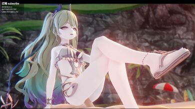 A XXX video featuring a sexy twin playing with herself, their mirror image reflection and the curvature of spacetime in the Möbius strip.