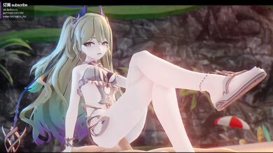 A XXX video featuring a sexy twin playing with herself, their mirror image reflection and the curvature of spacetime in the Möbius strip.