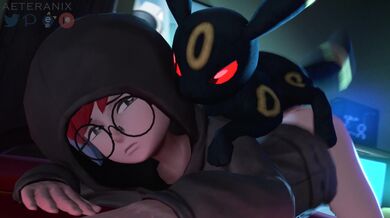 Watch as the sexy Umbreon gets off on satisfying her mistress Penny's needs, in this sensual SFM animation from Aetrix.