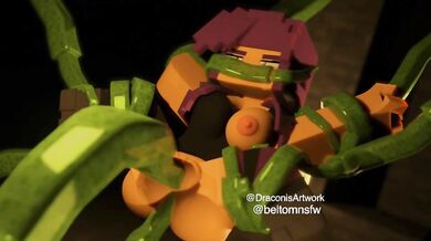 My Minecraft Lover's Secret Fantasy: Getting Fucked by a Slime Tentacle Monster