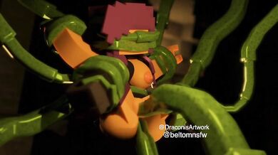 My Minecraft Lover's Secret Fantasy: Getting Fucked by a Slime Tentacle Monster