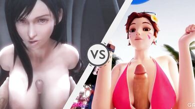The Naked Heroine and the Overwatch Soldier