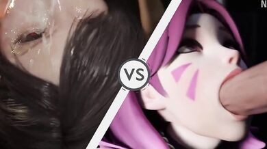 The Naked Heroine and the Overwatch Soldier