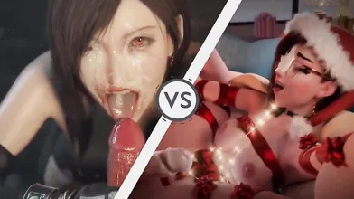 The Naked Heroine and the Overwatch Soldier