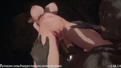 "The Sexy Witch of the Swamp: The Forbidden Love Between a Mudblood and a Monster"