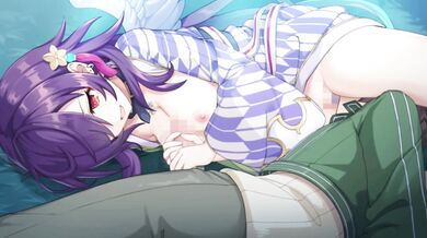 Rewritten as: 'The Flower Maiden and The Two Gentlemen in Japanese Kimono, Part 1'