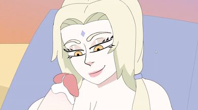"Tsunade Takes On Herself With Her Mouth-Watering Blowjob Skills (Futa No Jutsu)"