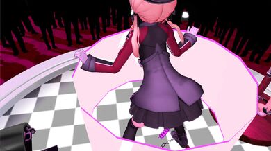 A passionate woman dances with her lover, their bodies intertwined in a sensual rhythm as they move to the beat of their own desires.