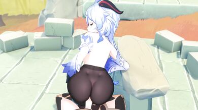 "Satisfying the Lusty Traveler with Gorgeous Ganyu in 4K Ultra HD"