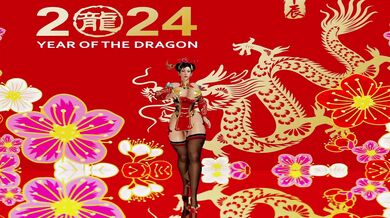 Rewritten as: The Year of the Dragon - 2024, a tale of fire-breathing passion and lust.