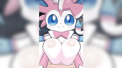 "In the Forest of Sensuality, Sylveon's Lustful Cumshot"