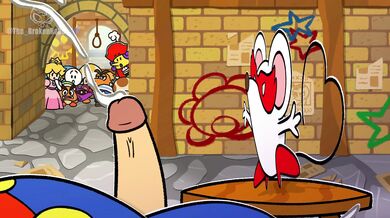 Mario's Audience of Broken Robots