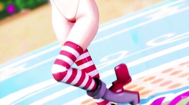 "Shimakaze's Deep Blue Love: A MMD Genesis Hentai Adventure"