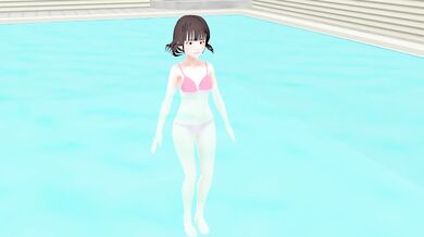 'Bouncy bobble breasts in pink bikini shake as Toyota Nono animation girl moans with pleasure! Hentai at its finest.'