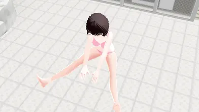 'Bouncy bobble breasts in pink bikini shake as Toyota Nono animation girl moans with pleasure! Hentai at its finest.'