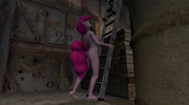 "Massive Applejack devoured by Blue Blaze"