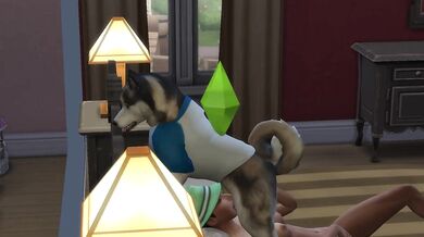 "Horny Wife Gives Her Husky a Dirty Side Bed Sex."