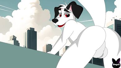 "Silly Doggy Wants to Play with Mommy"