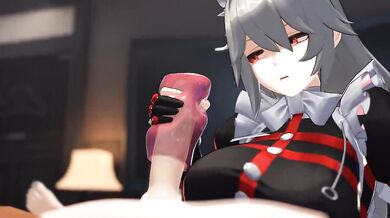 Hentai Handjob With No Sound - Rina's Secret Pleasure