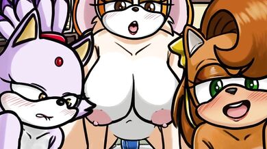 "Sonic's Vanilla Riding Sonic: A One-Senpai Art Hentai Video"