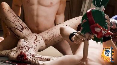 "Lustful Encounters in the Hallway (Guro)"