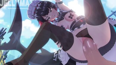 The "Jellymation" version of "Zenless Zone Zero": Ellen and Joe's Jellied Adventure.