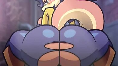 "Carmelita loves anal sex with her tight ass, and Sly is always up for it."