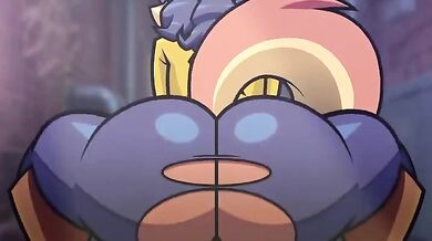 "Carmelita loves anal sex with her tight ass, and Sly is always up for it."