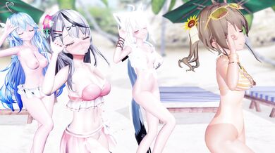 "Hentai MILF gets fucked by a horny demon while her daughter watches in disbelief!"