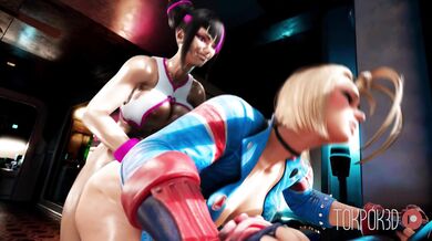 'Foxy and Juri: The Naked Fox Hunter - Part 1 [TokPok3D]'