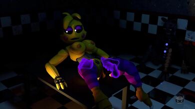 'Hentai Porn: Toy Chica Cums for Purple Cocks'