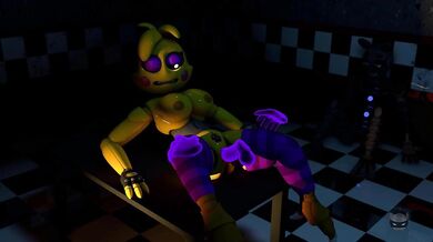 'Hentai Porn: Toy Chica Cums for Purple Cocks'