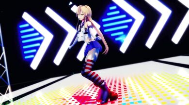 'Captain Shimakaze’s Naughty Tantrum and Momokun's Wet Dream - R18 MMD Hentai'