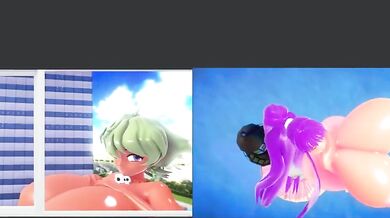 "Gigantic Growth Giantesses: Kirika, Misono and Mii's Hentai Porn Adventure"