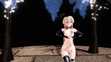 "Stormy Night of Snow, Ship Captain MMD Sex with P-Chan [R18]"