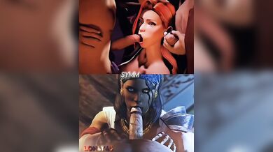 'Mrs. Jessica Rabbit and the Sexy Bunnyman vs Isabella Mog in an Erotic Writing Battle'