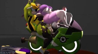 Sparking Desire and Passion on the Horseback Ride with Blaze, Surge, and their Explosive Fusion!