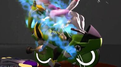 Sparking Desire and Passion on the Horseback Ride with Blaze, Surge, and their Explosive Fusion!