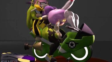 Sparking Desire and Passion on the Horseback Ride with Blaze, Surge, and their Explosive Fusion!