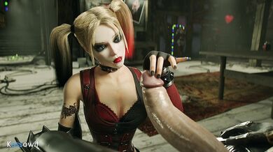 'Fucking Batgirl and Harley Quinn in a futa threesome with no music, shot in 4K quality'