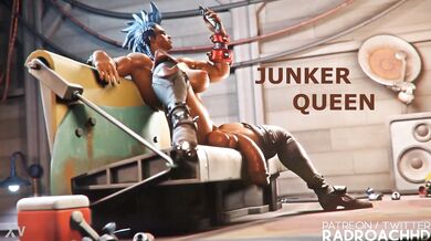 "Overwatched Futanari Junkers Queen: Part II"
