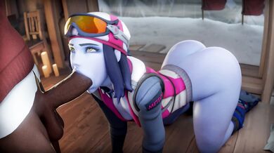 'Sexy MILF Widowmaker's Blacked Blowjob (in VR)'