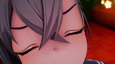 'Silver wolf, get naked and pose in the mirror to show us if that dress looks good on you'.