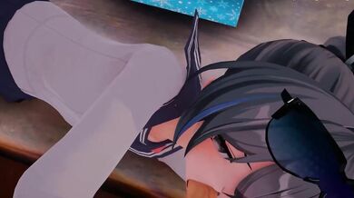 'Silver wolf, get naked and pose in the mirror to show us if that dress looks good on you'.