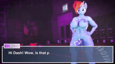 'Rainbow Dash Fucks You in a SFM Hentai Scene'