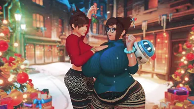 "The Naughty Elves of Christmas - A 4K Hentai Adventure"
