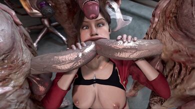 'Claire Gobbles Down a Mouthful of Cum [0zmann]'
