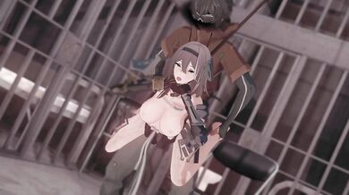 'Haru's Hentai Adventure - Snowbreaker Suffocates Her With A Rope While Playing In The Cold'