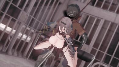 'Haru's Hentai Adventure - Snowbreaker Suffocates Her With A Rope While Playing In The Cold'