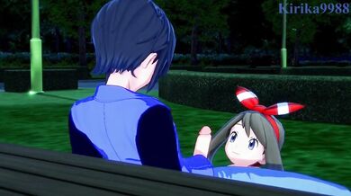 'Mike Hunt tries to catch a Pokemon, but ends up catching Haruka May instead. Together they explore the wilderness and have sex in the park.'